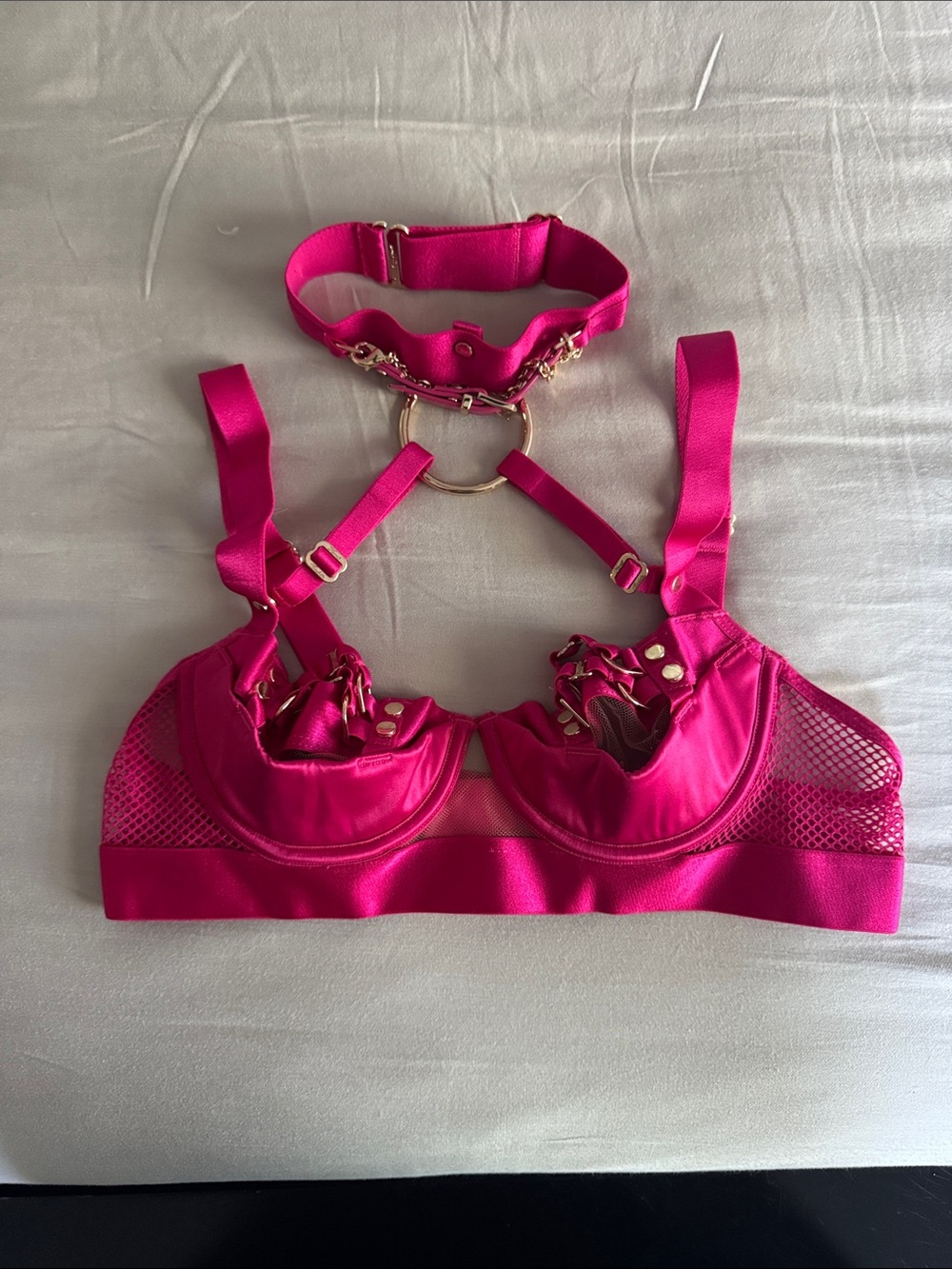 Honey Birdette Jasmine Pink Bra 34B